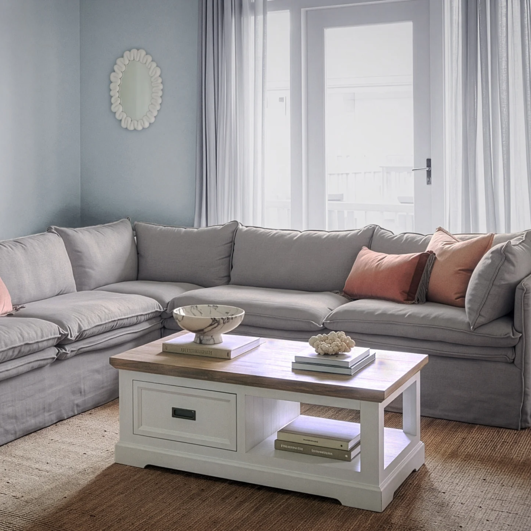 Parisian Coffee Table with Drawer image 8